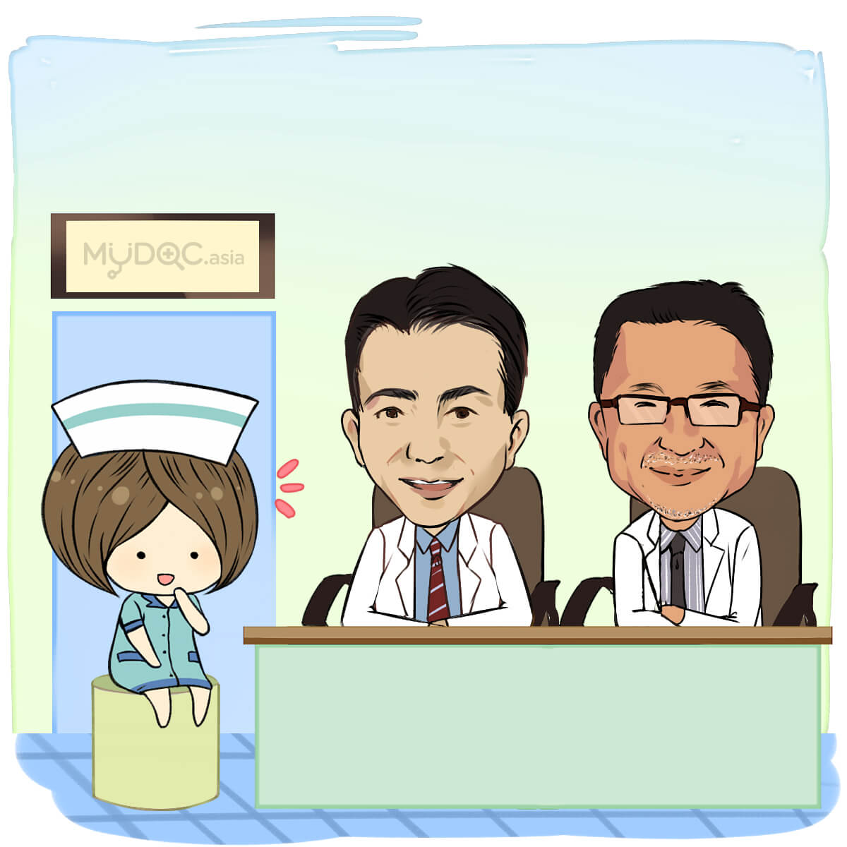 I met up with Dr Khairil and Dr Nasir to ask about braces and v-shape face