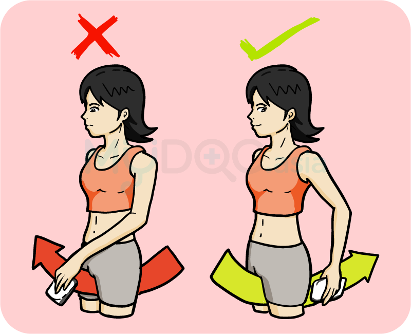 Wiping from the back of your butt in the toilet