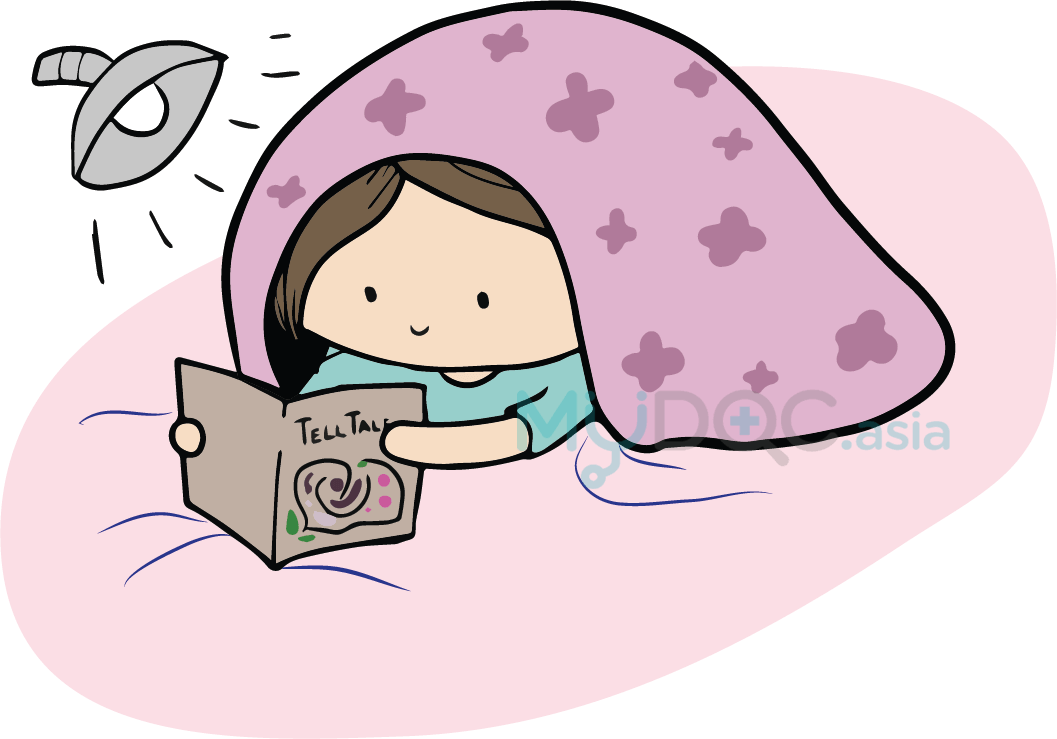 Read some books or listen to some music until you feel sleepy