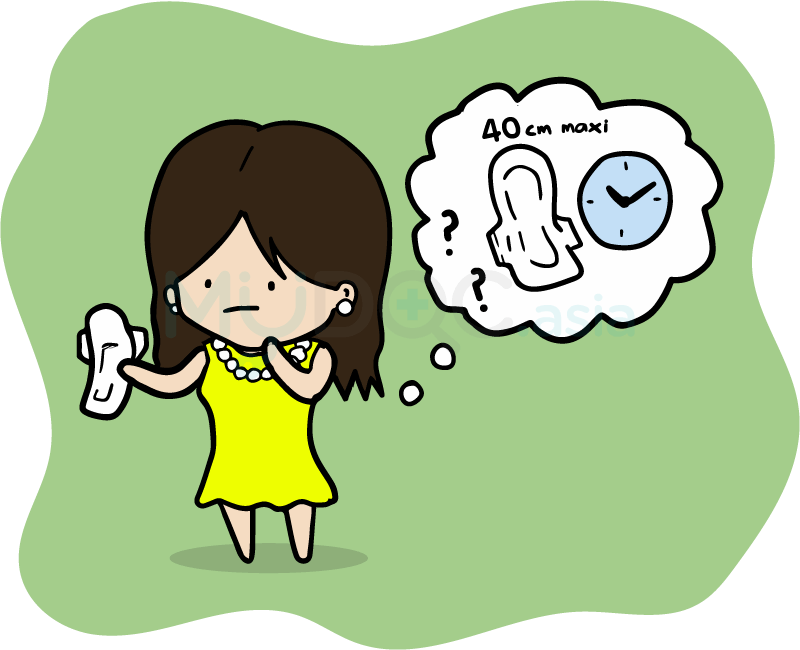 Using sanitary pads wrongly