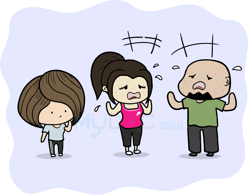 shalini &Dollah facing acne problem