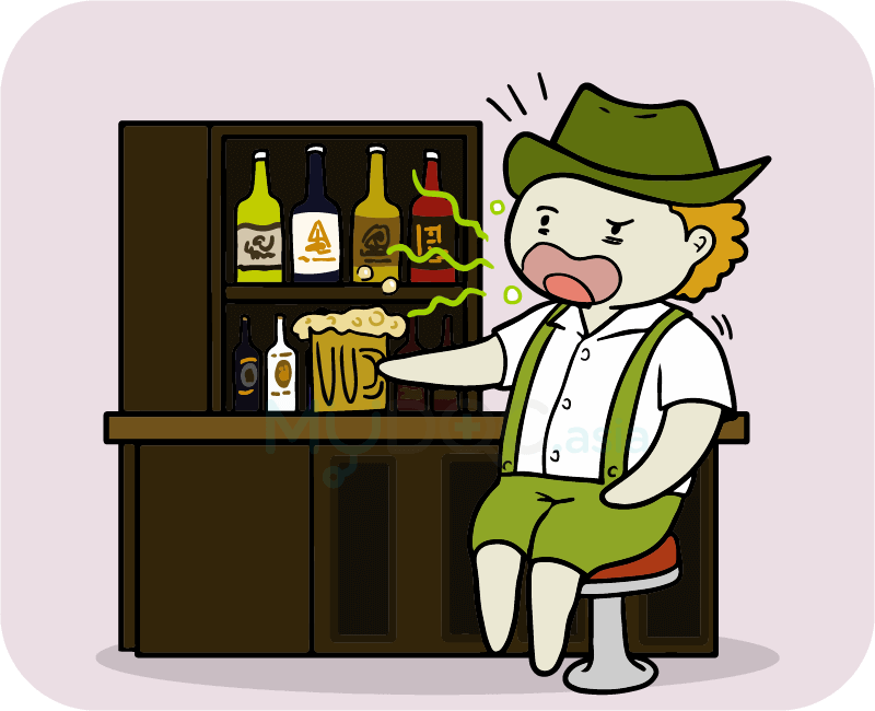 Cut the booze and cut the bad breath