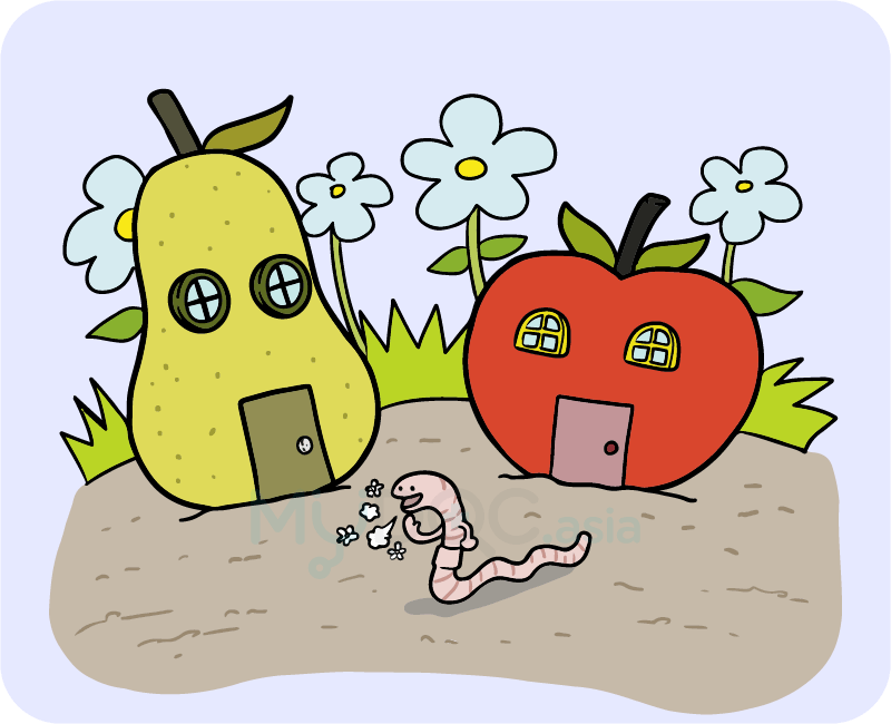 Apples and Pears can cover bad breath