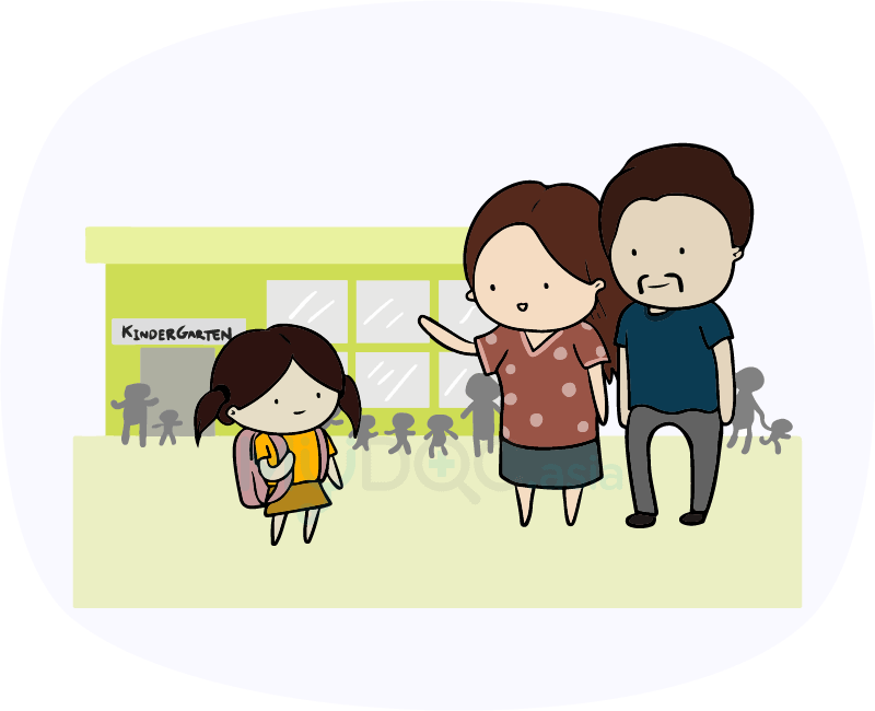 sent children to school