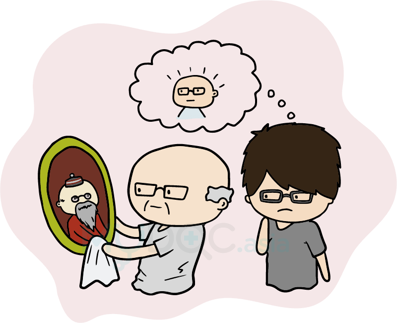 Romeo worried of becoming bald like his dad