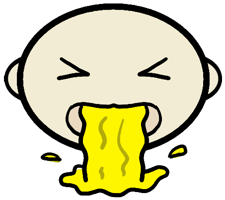 Nausea and vomiting as a symptom of liver damage