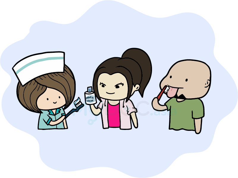 Practice good oral hygiene to keep bad breath away