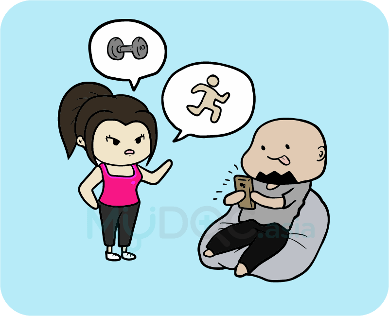 Dollah lack of exercise