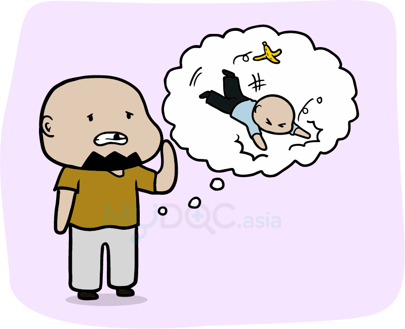 Dollah loses a teeth after a freak accident