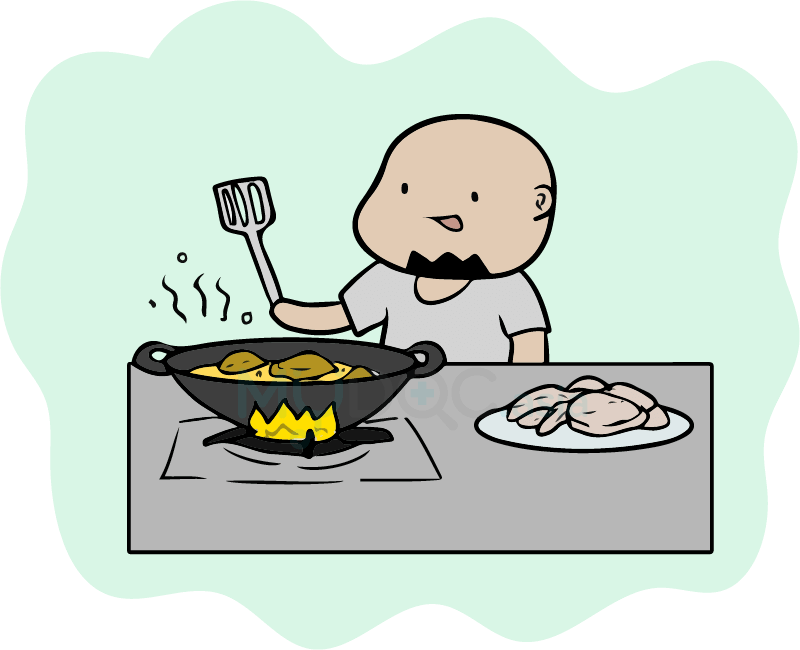 Oily food can trap bacteria causing bad breath