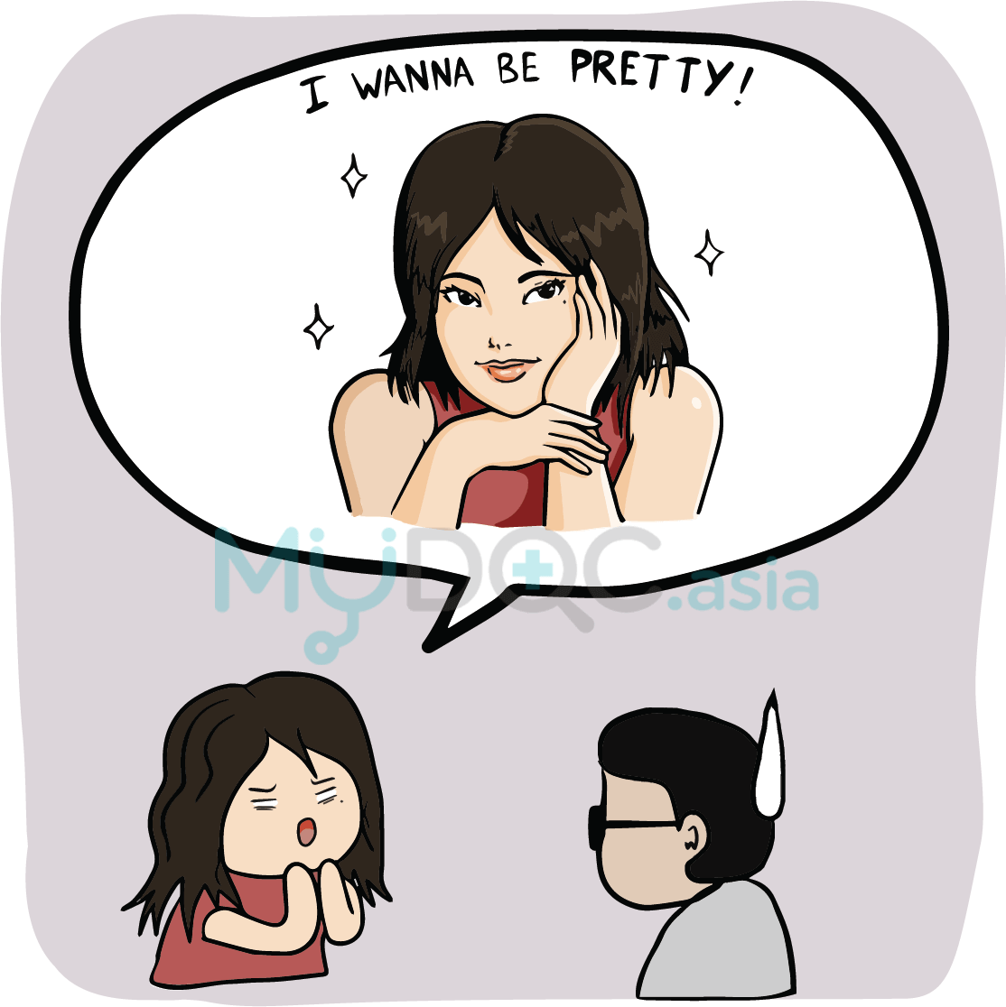 Sammy want to be pretty