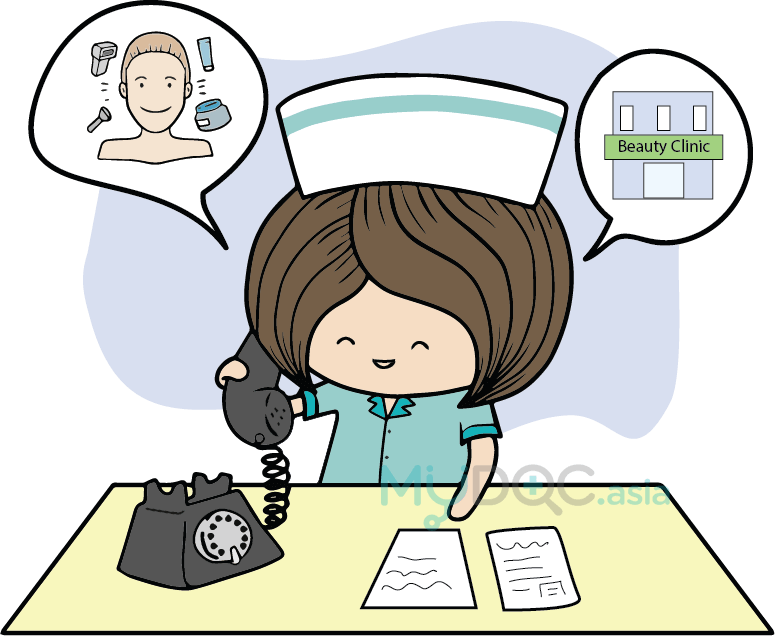 Juliet寻找适合的诊所进行疗程