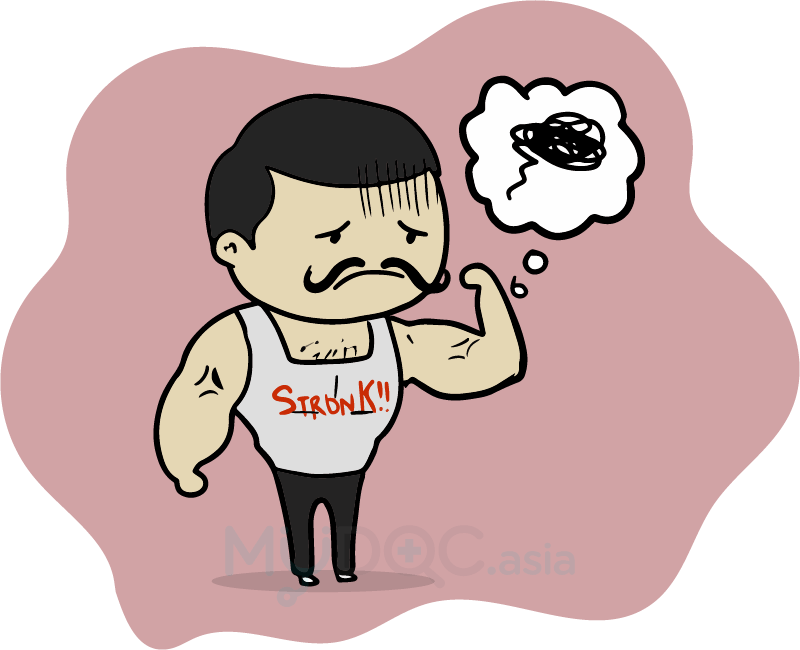 Even macho men can have depression