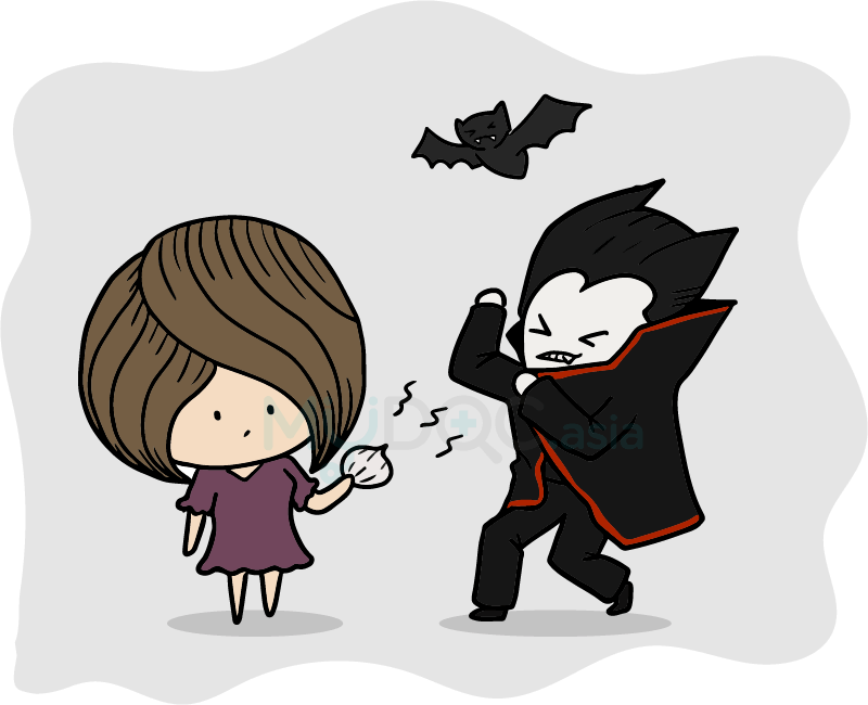 Even vampires are afraid of onions