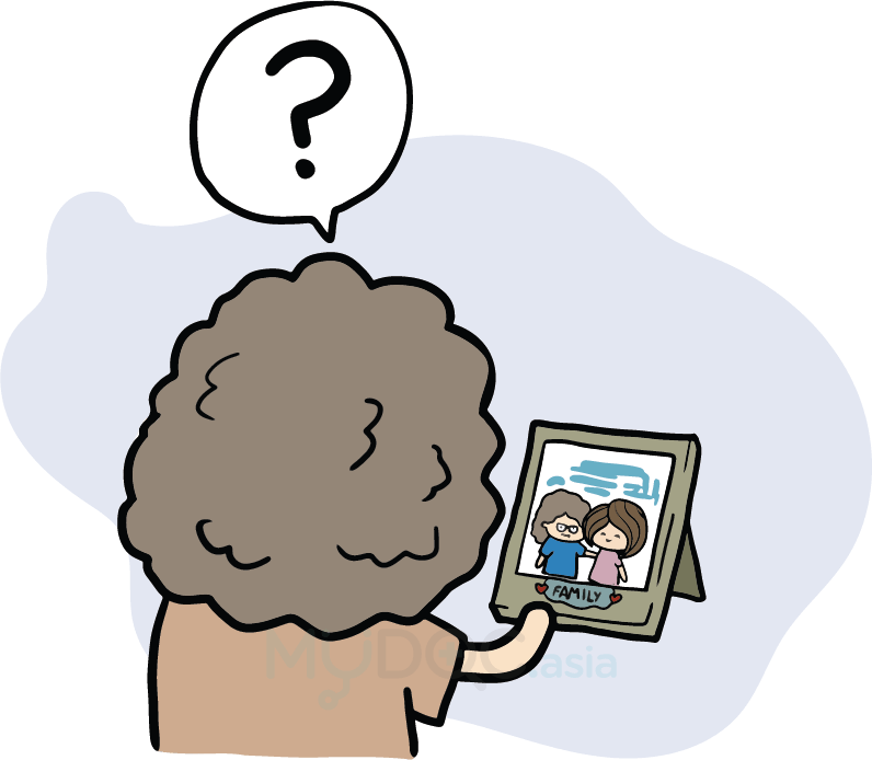 alzheimer's patient lost memory