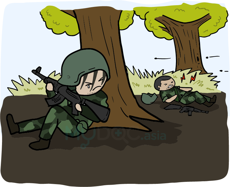 Evan的好朋友Rashid因公殉职