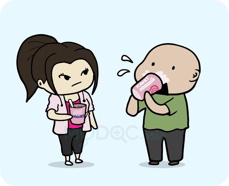Yogurt can cover bad breath