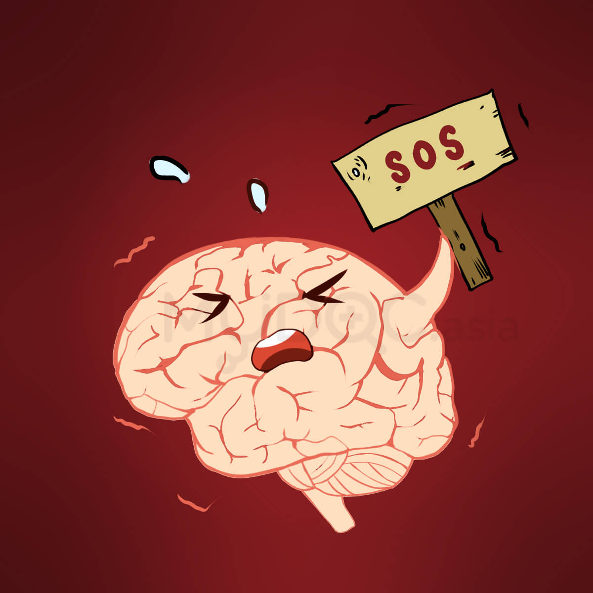 Take note of your early signs of distress