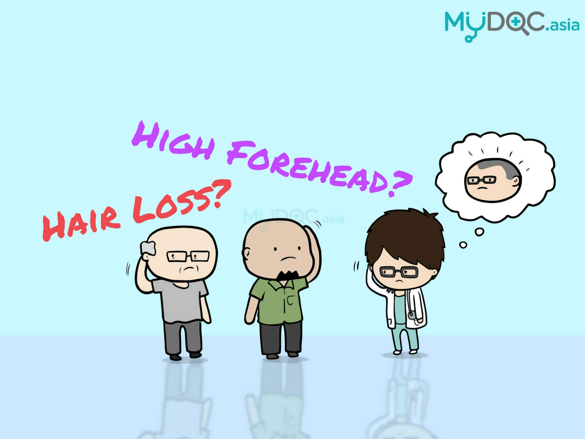 Do You Have Hair Loss Or Just a High Forehead? | Erufu Care