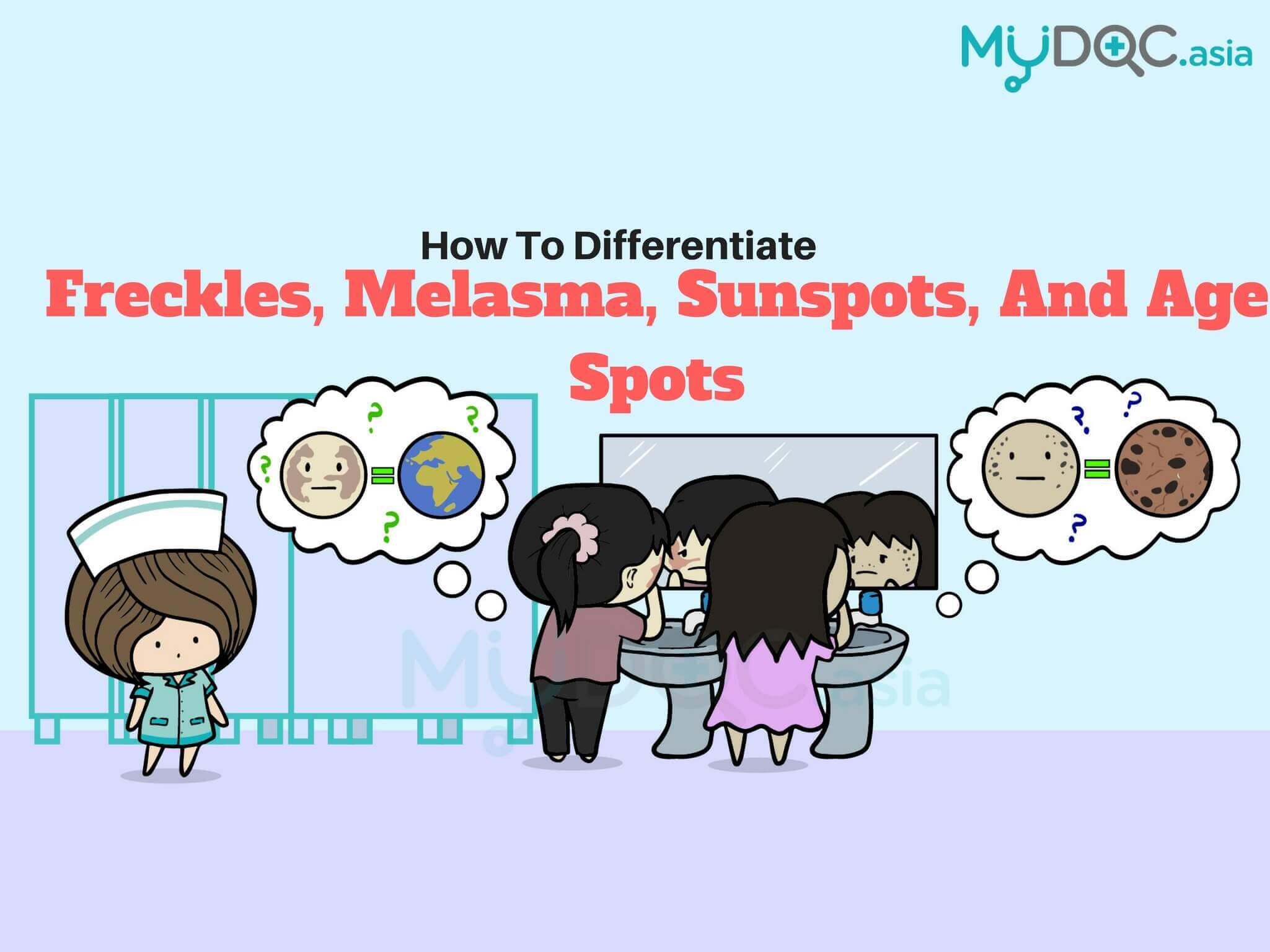 Pigmentation? Here's How to Differentiate between Freckles, Melasma ...