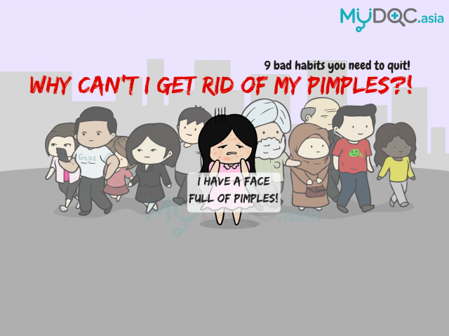 9 bad habits you need to quit to get rid of pimples!
