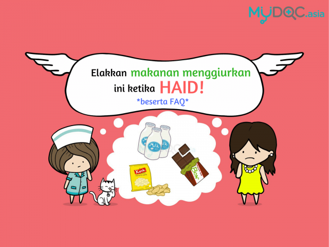 Empat Makanan Menggiurkan Yang Perlu Dielakkan Ketika Haid
