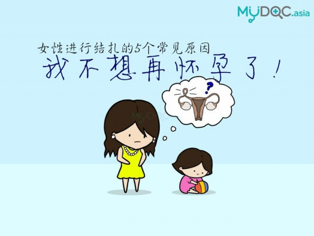永久的避孕法 女性选择进行输卵管结扎的原因