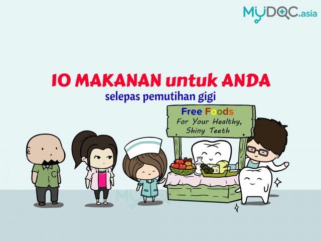 10 Makanan Yang Harus Dimakan Setelah Perawatan Pemutih Gigi