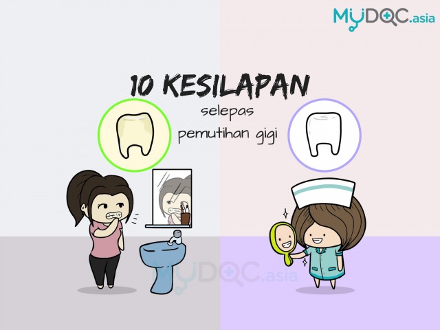 10 Kesalahan Perawatan Pemutihan Gigi Yang Mungkin Anda Lakukan